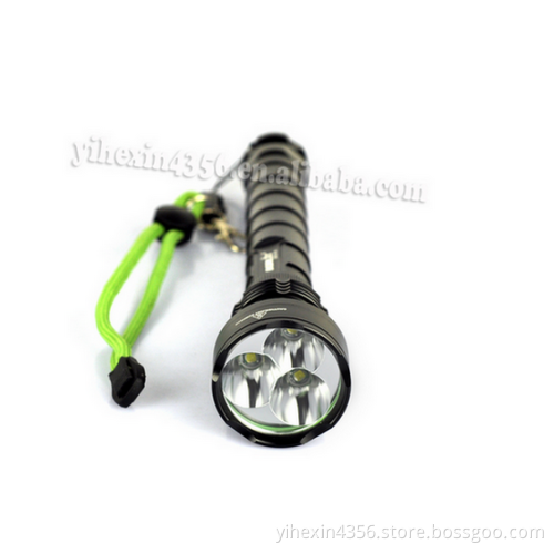 Boruit High Bright 4000 lumens 3T6 Emergency Portable Tactical Torch Flashlight
